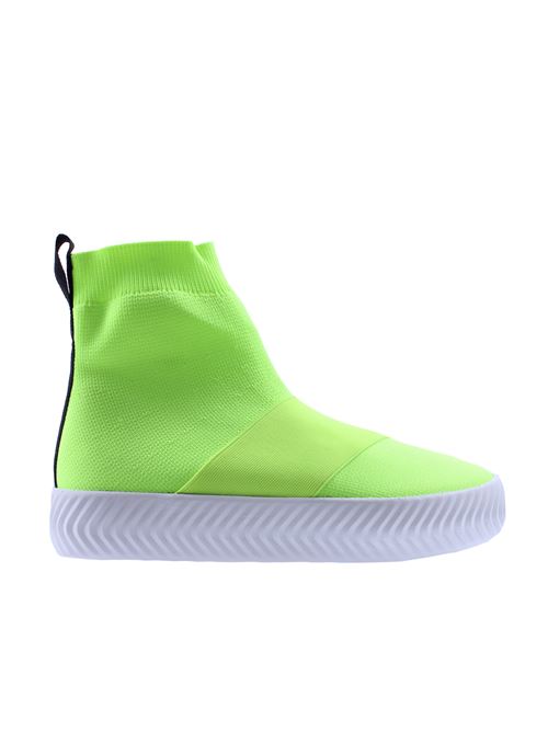 Slip-on in maglia arrowgang knit FESSURA | KID014FLUO YELLOW